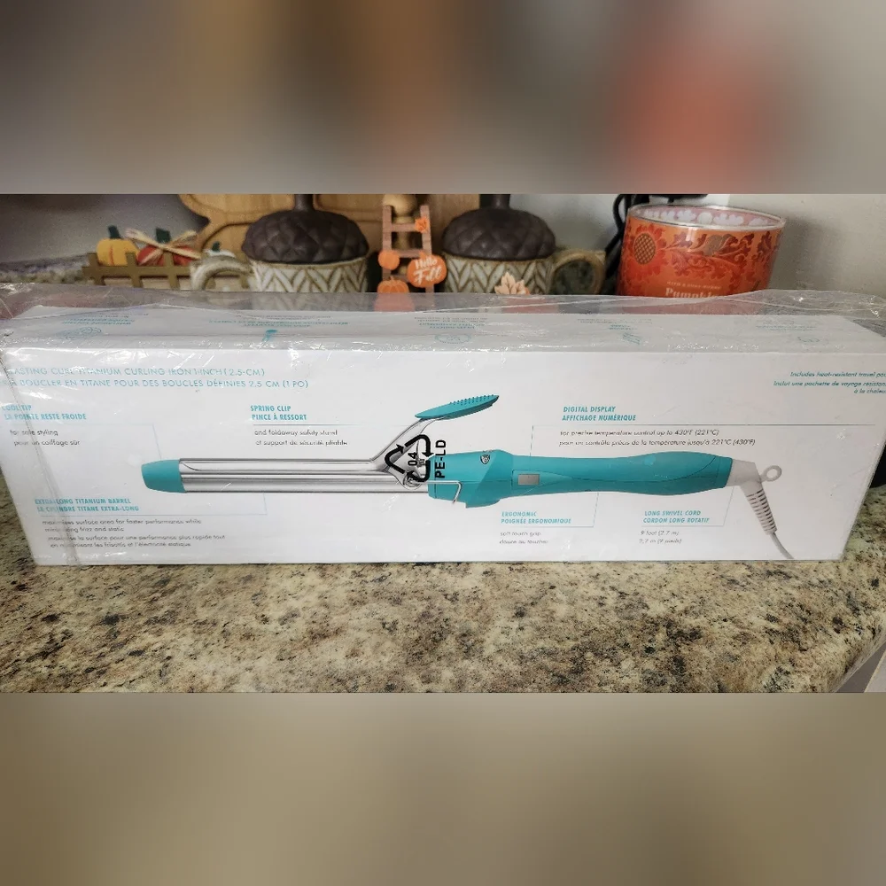 NWT Moroccanoil Everlasting Curl 1 Inch Titanium Curling Iron - Picture 3 of 4